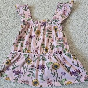 Childrens Place YOUTH GIRLS 5/6 Pink Floral Tank